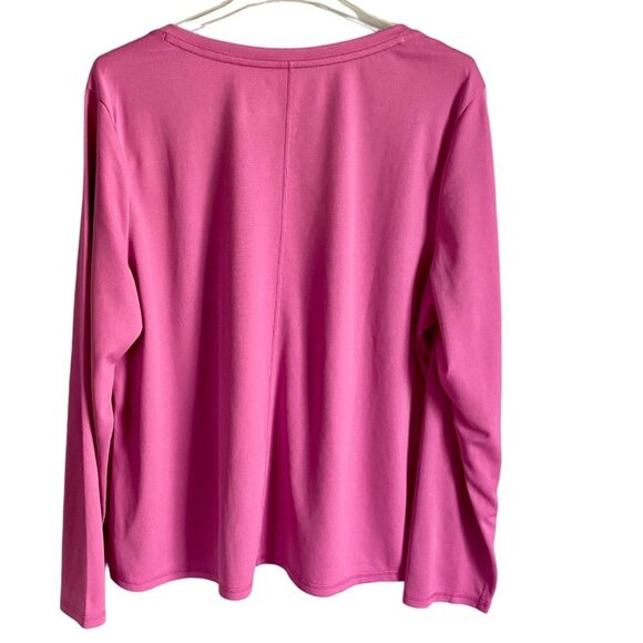 Reel Legends Freeline Long Sleeve V Neck Top Quick Dry UPF 30 Women's 1X NEW - Picture 5 of 7